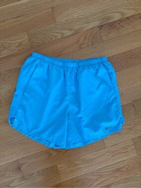 Nike Turquoise Dri-FIT Athletic Shorts